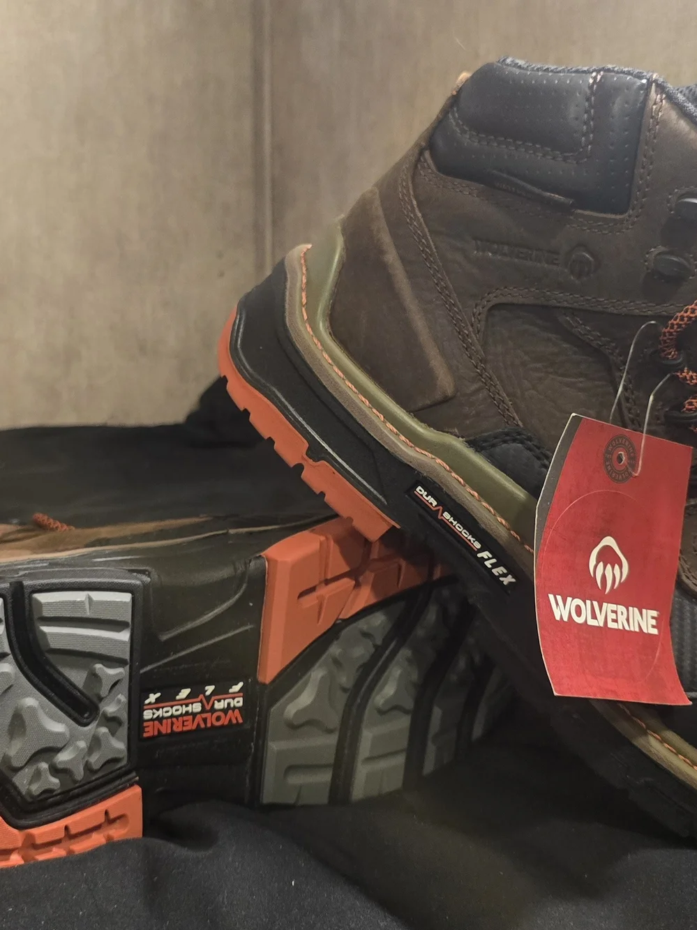 The Wolverine  Raider DuraShocks Shield Boots Mens size 9